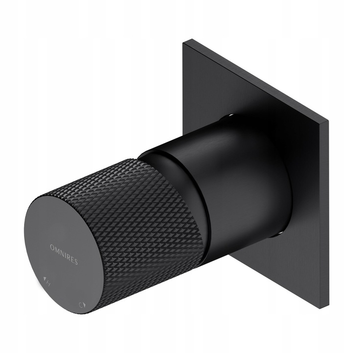 Baterie bidet Omnires Contour antracit 7x7cm, element podtynkowy, 1/2"