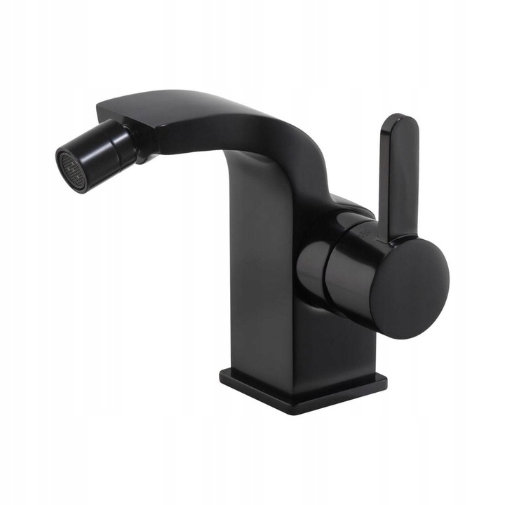 Baterie bidetowa, OMNIRES DARLING, 11cm zasieg wylewki, 11,5cm wysokosc wyplywu, negru, 13,5cm inaltime