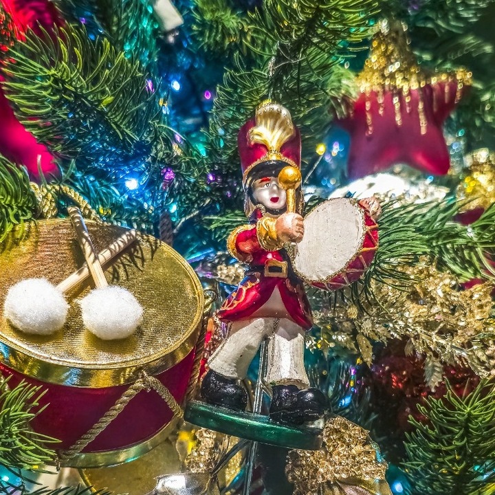 Set globuri de Craciun, Kaemingk, soldati muzicanti, multicolor, 5.1x6.5x13.2cm, 5.6x6x13.5cm