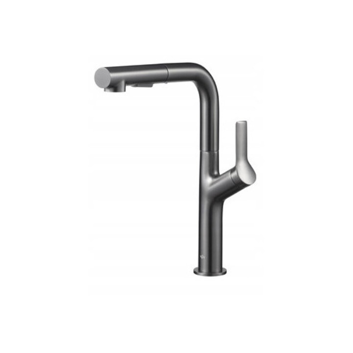 Baterie sanitara KFA Armatura Duero Design, gri metalic PVD