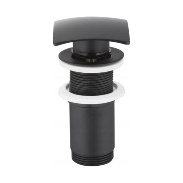 Spust klik-klak, negru, 1 1/4, pentru chiuveta