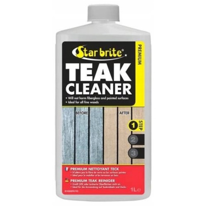 Препарат за почистване на мебели, Star Brite, Premium Teak Cleaner, 1000 мл