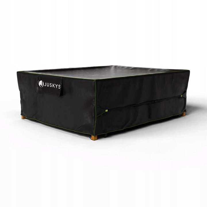 Husa pentru mobilier de gradina, Juskys, 300x250x100cm, impermeabila, protectie UV, neagra