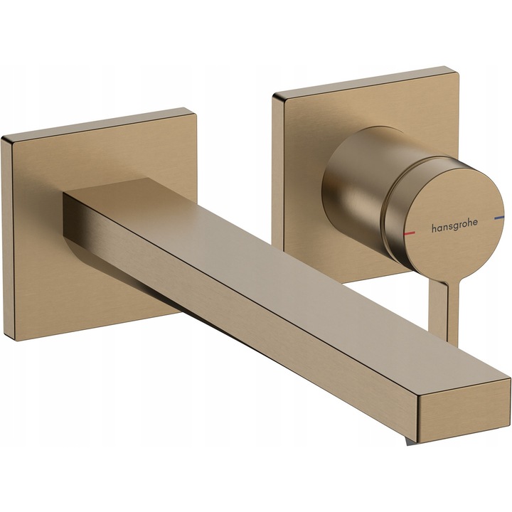 Hansgrohe Tecturis E смесител за баня, EcoSmart+, 22,5 см, стенен монтаж