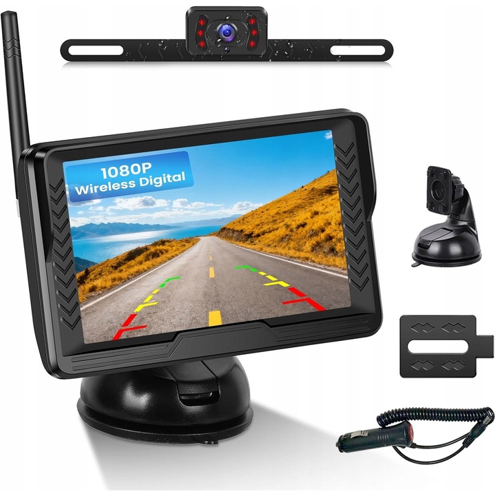 Камера за кола DVR 1080P, комплект с монитор 1080P