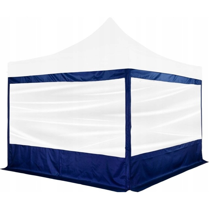 Perete pentru pavilion cu fereastra, Instent, 300x225cm, poliester 300D, albastra
