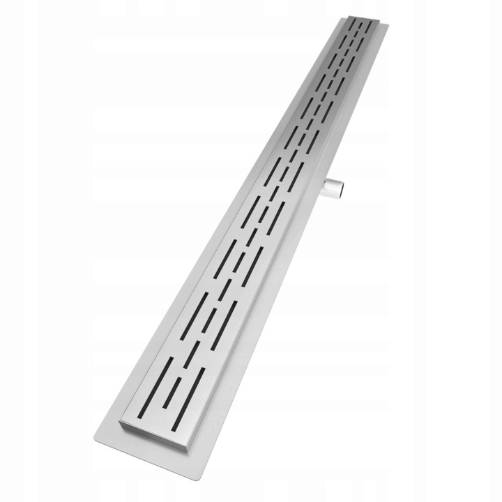 Sistem de scurgere, Aquamarin, odapluv liniar 50 cm, inox, montaj subtire, argintiu