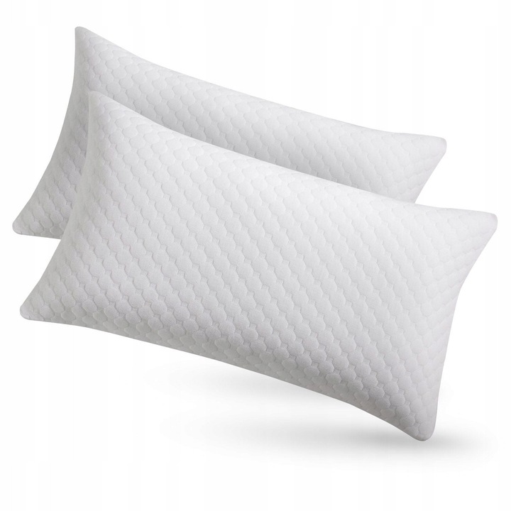 Set 2 perne Juskys 80x40cm antialergice cu memorie