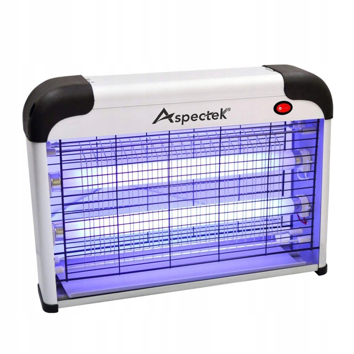 Лампа против насекоми Aspectek, 20W, 464кв.м, без химикали, 0.4кг