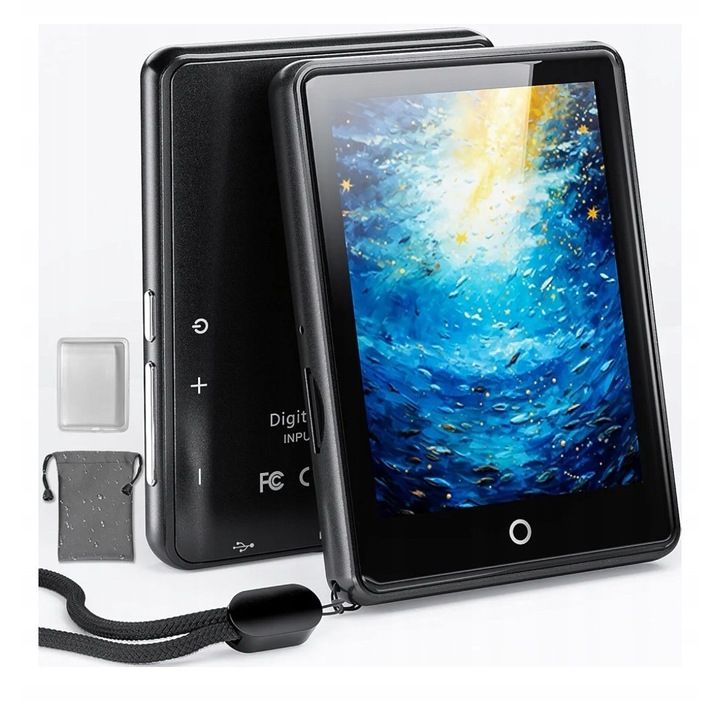 Odtwarzacz MP3 64GB, 2.8" TFT, Bluetooth 5.3, radio FM, dyktafon, set