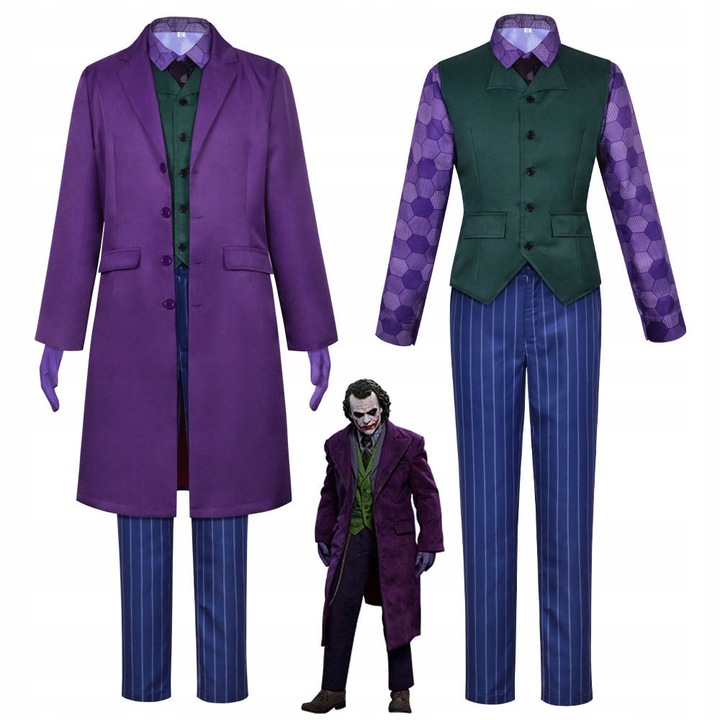 Costum Joker pentru adulti, carnaval, L, multicolor