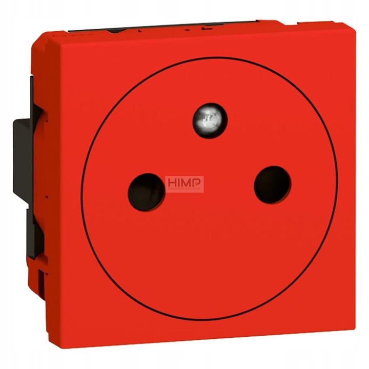 Prize Legrand Mosaic 2P+Z rosu antibacterian, 16A, IP31, 2 module