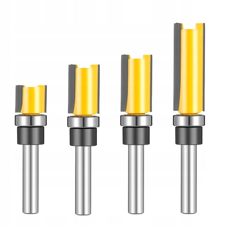 Set de freze pentru lemn, 4 buc, 8 mm