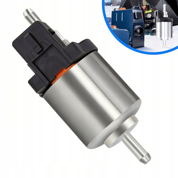 Pompa pentru incalzitor de ulei 12V, 8kW, 22ml, argintiu/negru