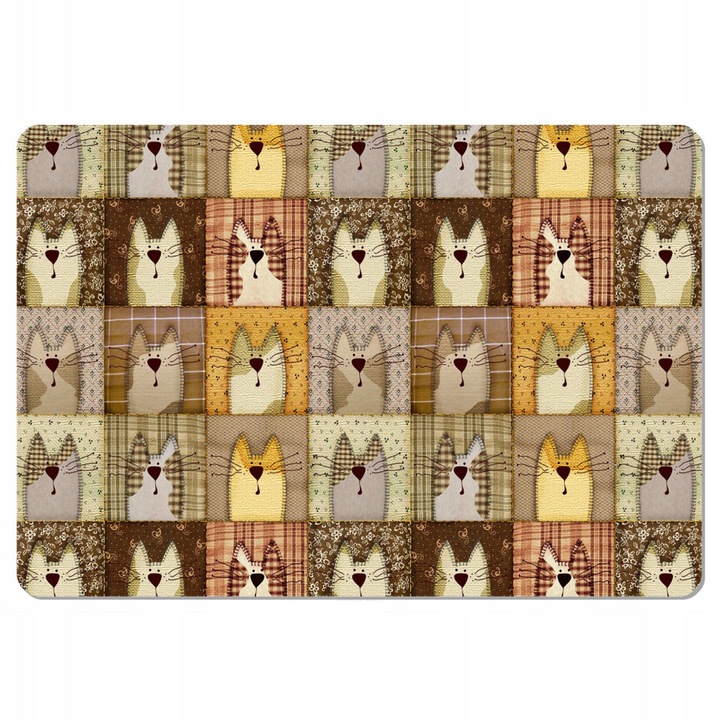 Suport pentru birou/pad Bertoni Pexeso Beige, din filc ecologic, hidrofug si rezistent la uzura, Bej, 50x70 cm