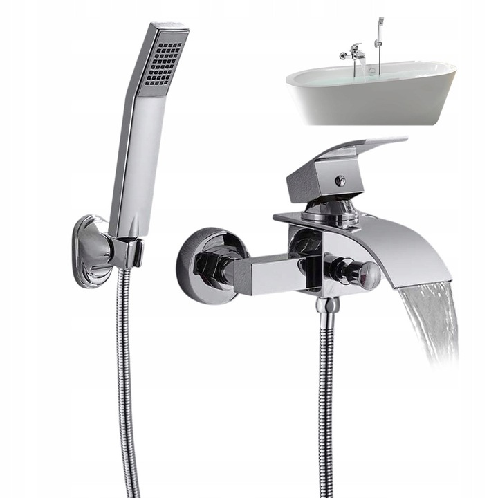 Baterie sanitara BEDEE, set cu robinet, rezistenta la temperaturi ridicate