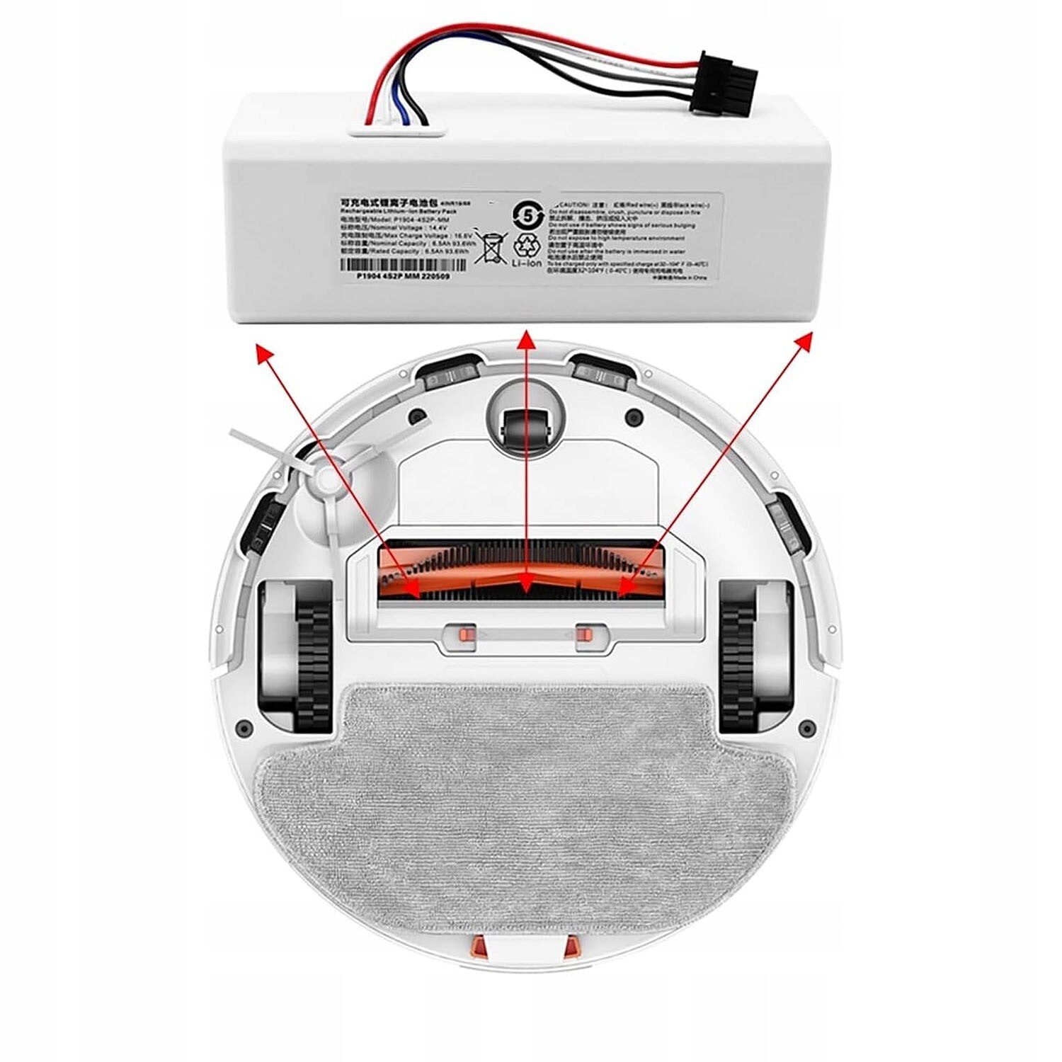 Baterie aspirator robot Do Mi Mop 1C 2600mAh
