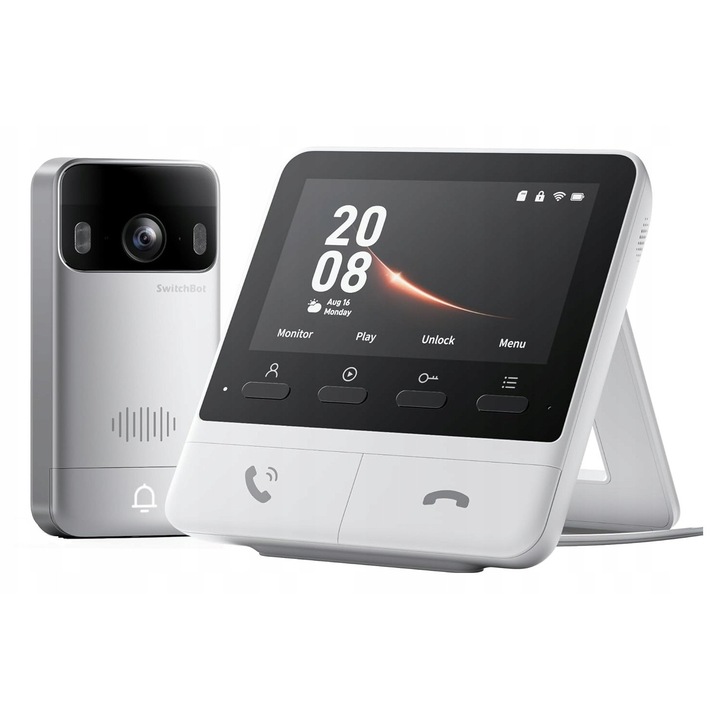 Камера за достъп SwitchBot, Smart, 2K, 5000 mAh