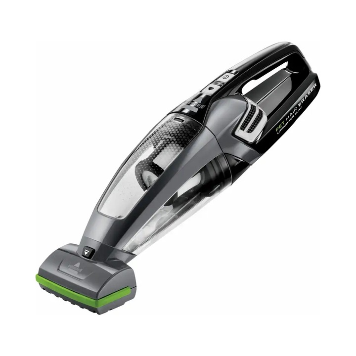 Aspirator manual Bissell 2278N, cu perie rotativa, 14.4V, 0.65l, negru