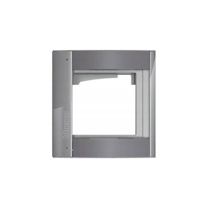 Keret Sfera panelekhez - 1 modul, Legrand, acélszürke, 138x144x15mm