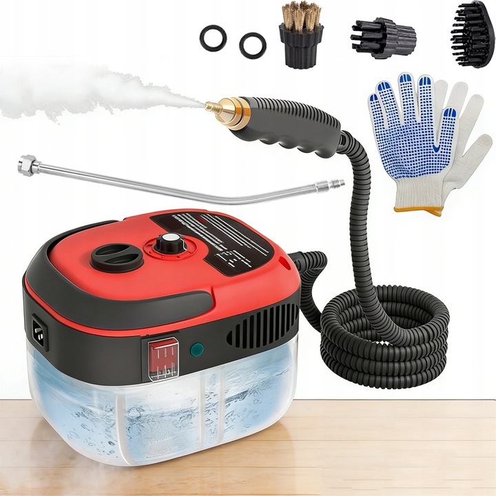 Aparat de curatat cu abur 2500W 3BAR, inaltime temperatura, set