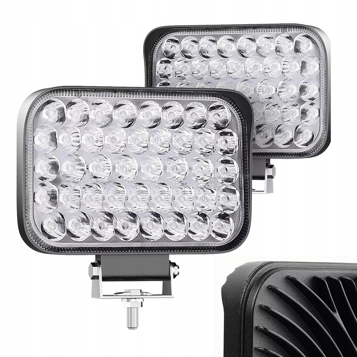 Set 2 proiectoare LED 5", 180W, 17000 lumeni, alb rece, 12V/24V, IP67