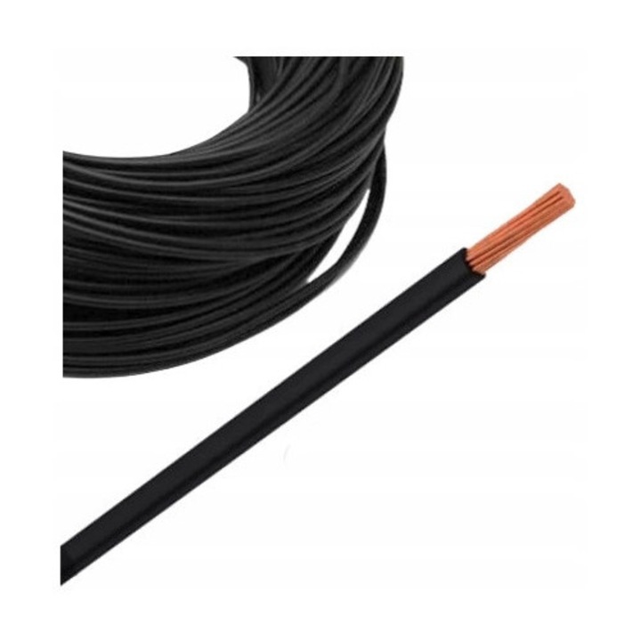 Cablu de instalare, 1 x 70 mm2, negru, 1 m