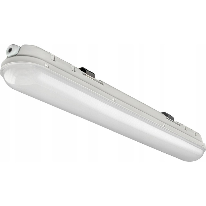 Kereskedelmi világítótestek, Greenlux, hermetikus LED 33W, 4800lm, szürke, 600x76x66mm