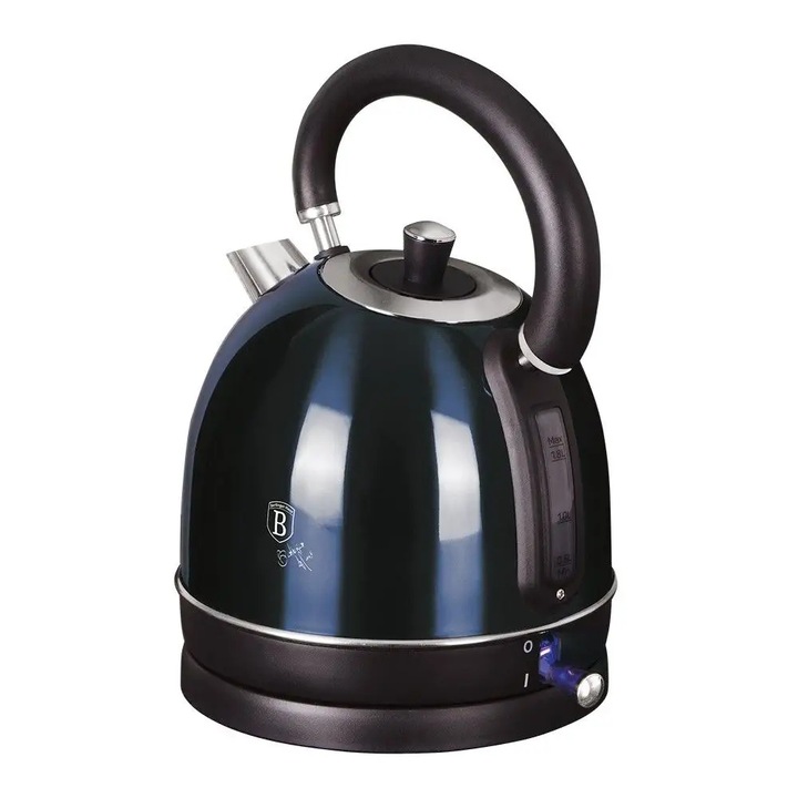 Fierbator electric Berlinger Haus, 1.8L, 2200W, design elegant, granat metalic, 30x27x25cm