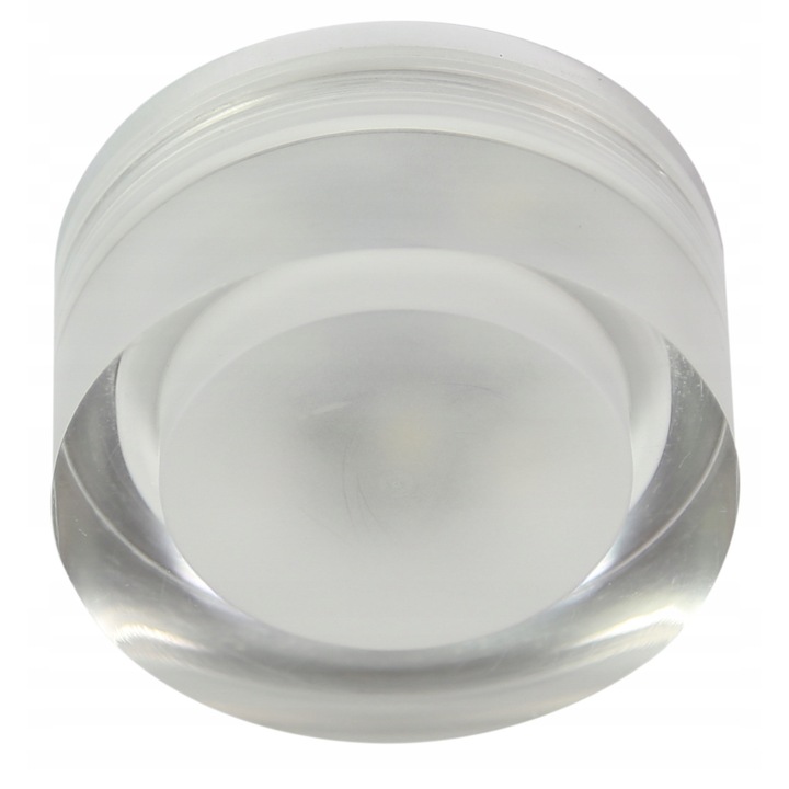 Oprawa stropowa LED 3W SAK-01, crom, 7x7cm, sticla transparenta