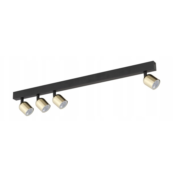 Lampa sufita TOP GOLD 4 placi, TK Lighting, 94x18x16cm, LED GU10, productie Polonia