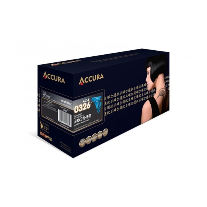Toner Accura, zamiennik TN-326, blekitny, standard, 3500 pagini