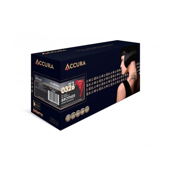 Toner Accura purpuriu compatibil cu imprimante Brother, 3500 pagini, standard
