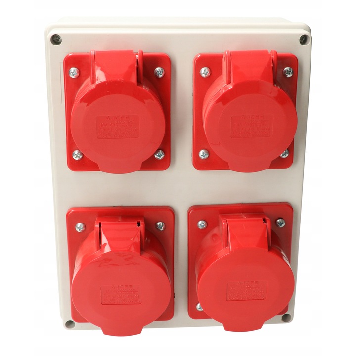 Tablouri electrice, Rozdzielnica 2x32/5 + 2x16/5, gri, 200x250mm, set 1 buc.