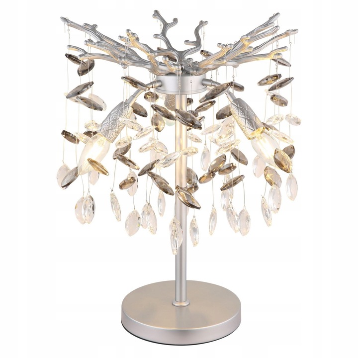 Globo Lighting QUEENA 64138TS asztali lámpa, fehér, 30x45cm