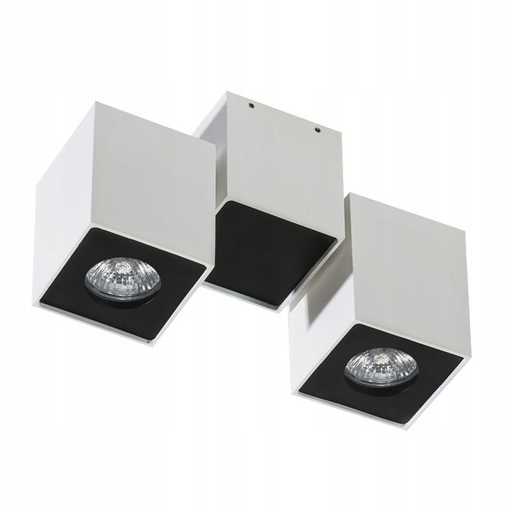 AZzardo Flavio 2 fehér spot mennyezeti lámpa 12,5x21,5cm 2x50W GU10