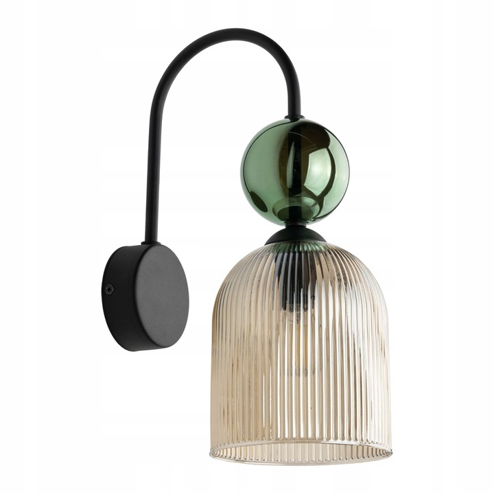 Аплик SOPHIA, черен, оранжев, зелен, 33.5x15x20см, комплект