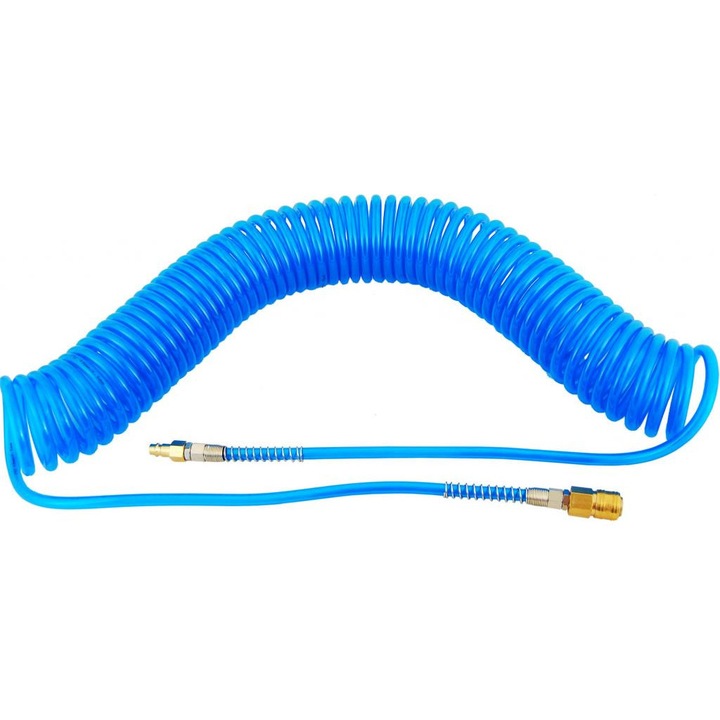 Furtun pneumatic spiral 10x6mm 15m Magnum, poliuretan, rezistent la uzura