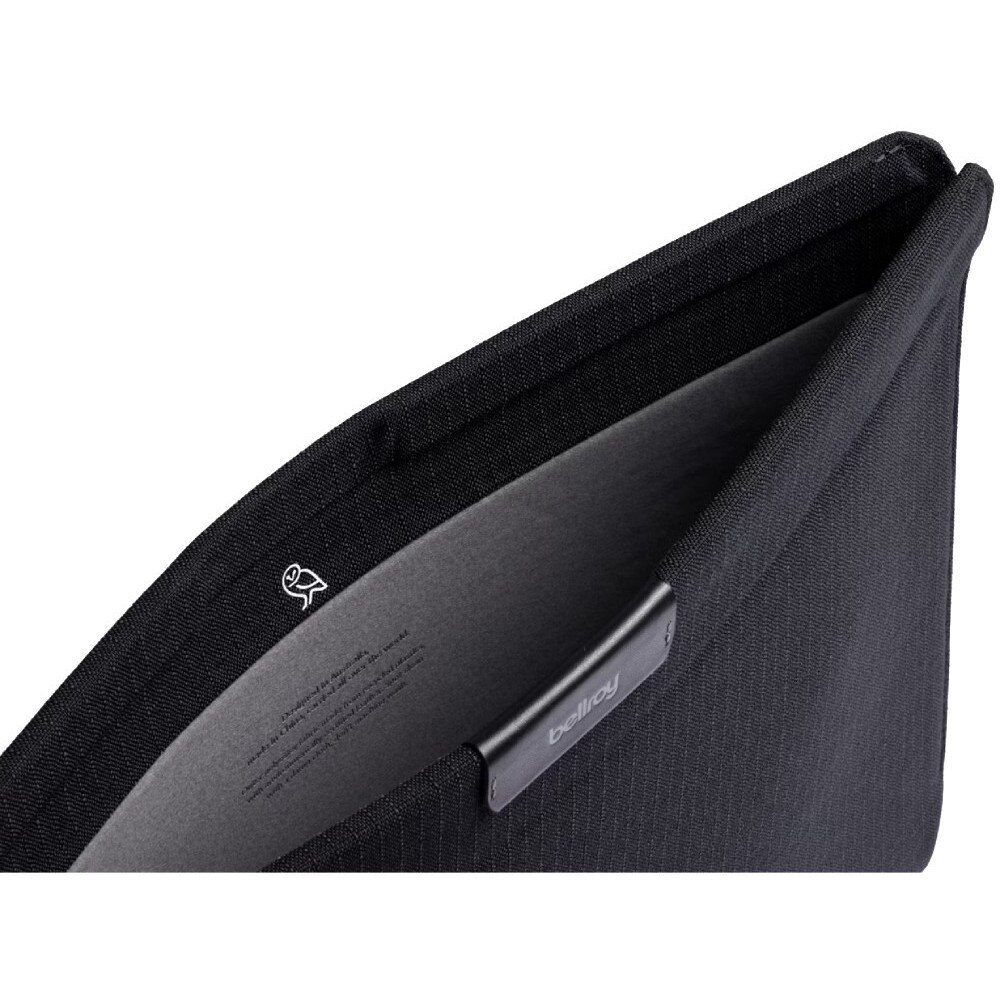 Etui laptop 14", Bellroy, design ecologic, impermeabil, negru