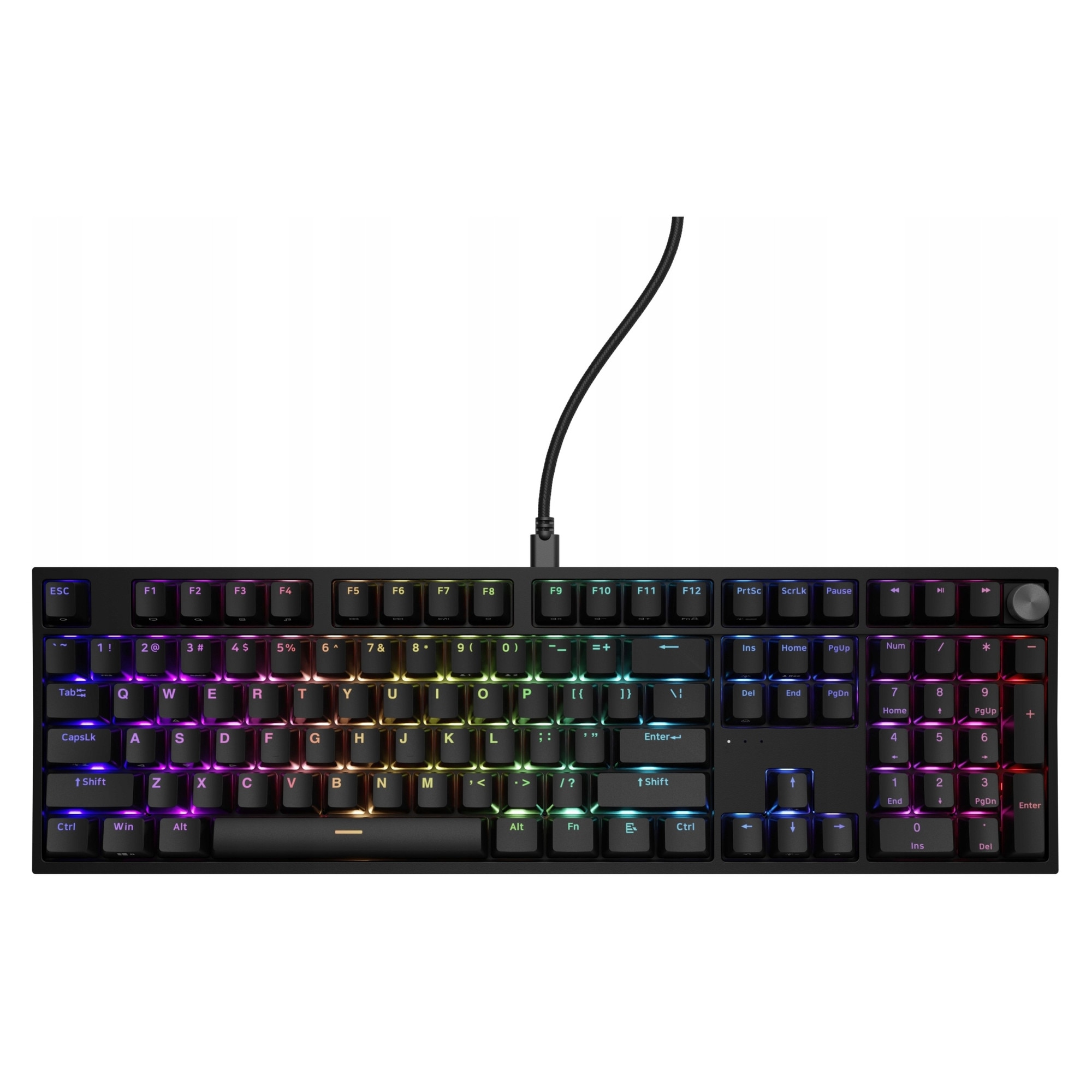 Tastatura mecanica XTRIKE ME GK-918, iluminare multicolor, 100