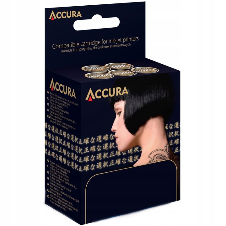 Cartus imprimanta Accura HP No. 15, negru, 45 ml