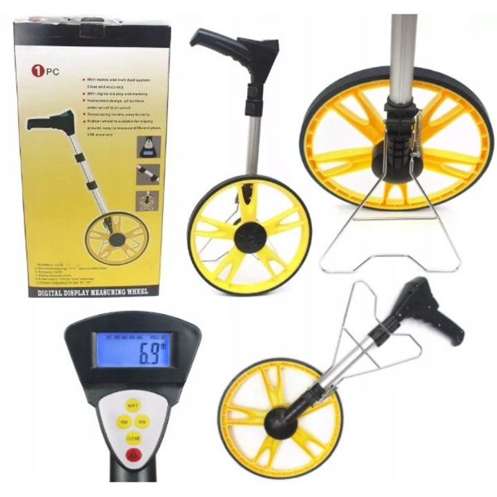 Roata de masurare digitala NKP-D-100, 99999,9 m, 318 mm