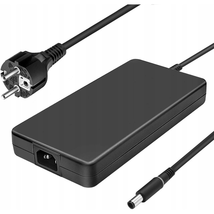 Зарядно за лаптоп 240W 19,5V 12,3A, за Dell Alienware 13 14 15 17 M15 M17, черно