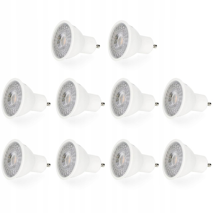 Комплект 10 LED крушки GU10 5W KOBI Светлина 6500K
