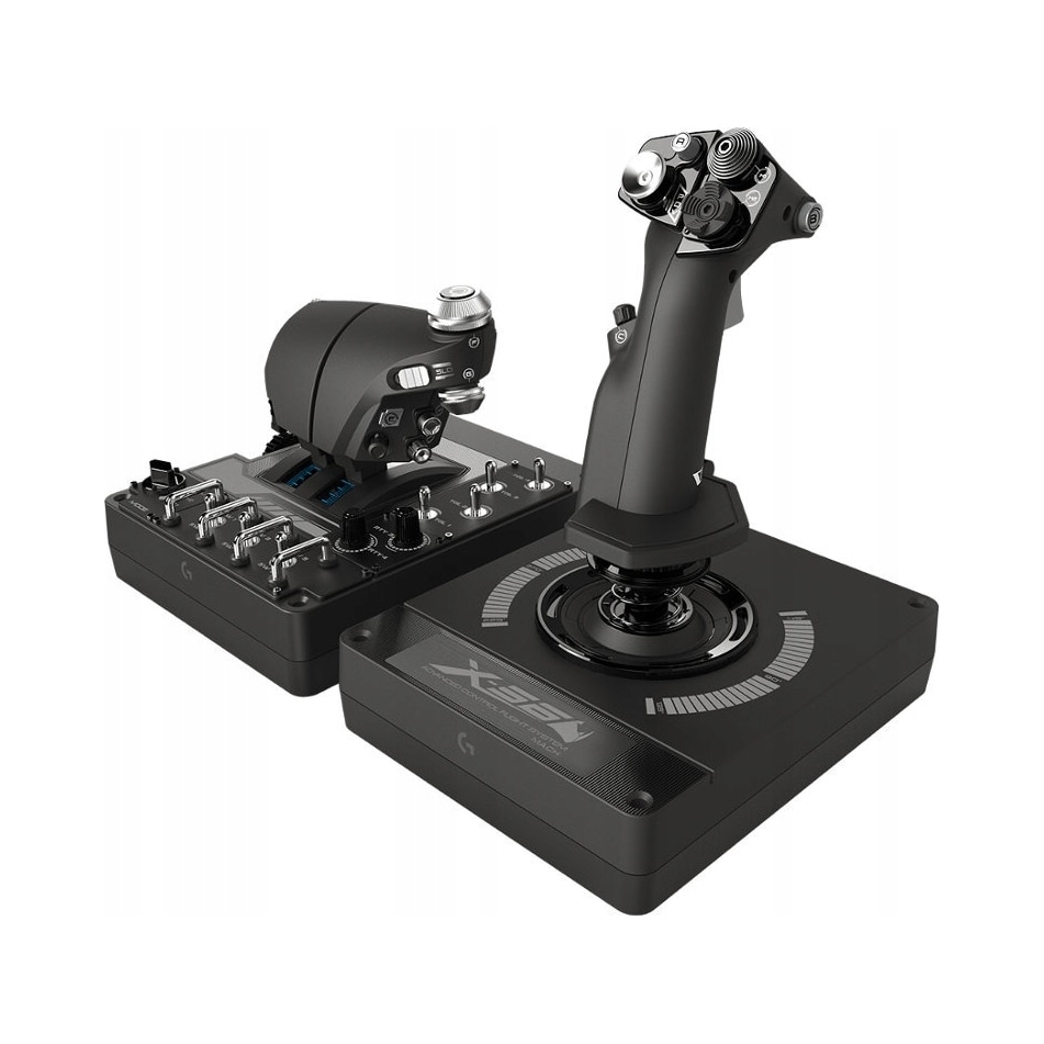 Joystick Thrustmaster Hotas Cougar, 5 axe/12 butoane, Throttle