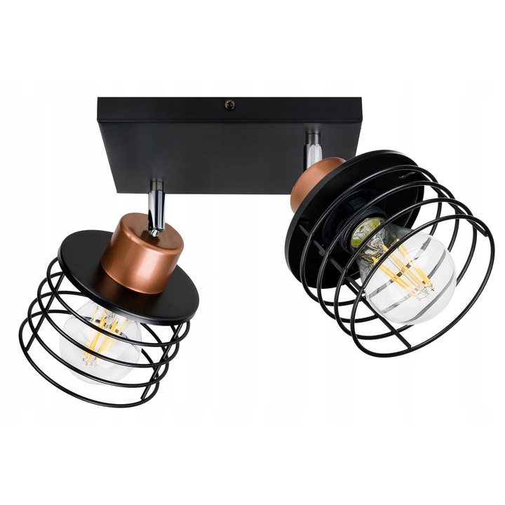 Lustra LED-ONE, model SPREZYNA, 2 surse de iluminat, cromat, 20x3cm