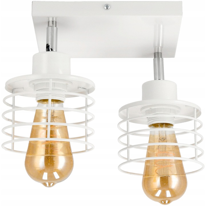 Berge LED mennyezeti lámpa, szabályozható, fehér, 2xE27, 20cm
