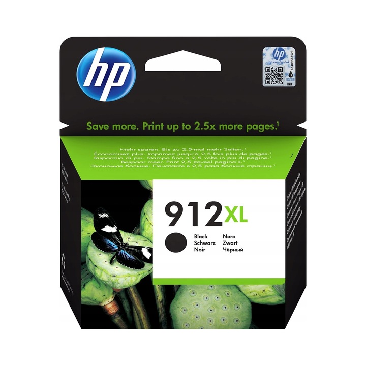 Касета за принтер HP 3YL84AE, черна, пигментна, 825 страници, 106x44x115мм