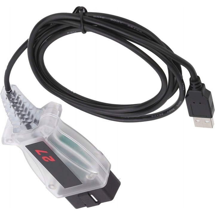Skaner OBD2, cititor coduri diagnostice, versiune V2.3.7, compatibil cu ELM327, set pentru Windows