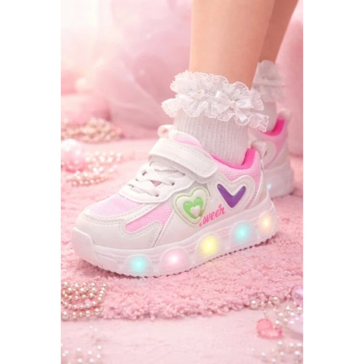 Adidasi cu luminite multicolori, Multicolor